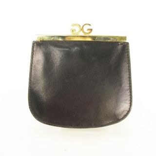 GUCCI - GG金具 がま口 コインケース 小銭入れ レザー オールドグッチ