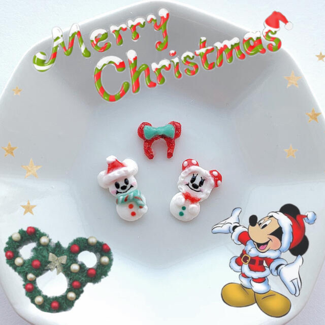 3dネイルパーツ ネイル ネイルパーツ クリスマスネイル 3dネイル