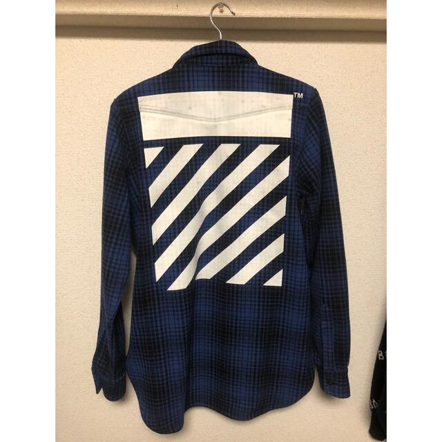 Off-White - off-white チェックシャツ ジャケット オフホワイト の