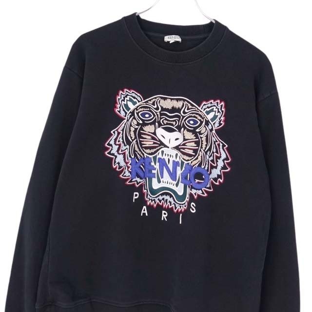 KENZO - ケンゾー トレーナー スウェット 長袖 タイガー 刺繍 ロゴ