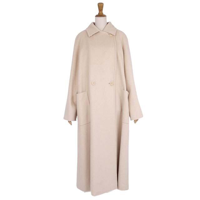 Max Mara - マックスマーラ コート 白タグ ピュアキャメル ロング