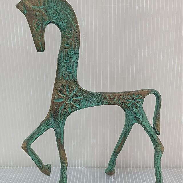 ビンテージ エジプト ブロンズオブジェ Horse/馬 真鍮製 置物の通販 by