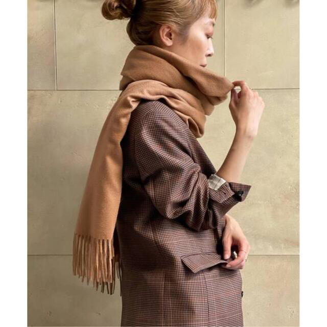 ノーブルORIGINAL NOBLE ORIGINALカシミヤストール ブラウン カシミヤ