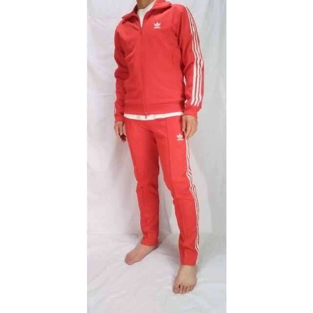 adidas - 新品 M adidas originals ジャージ 上下 赤の通販 by fori-l