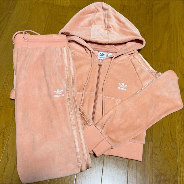 adidas - アディダス セットアップ S サーモンピンクの通販 by mnmn