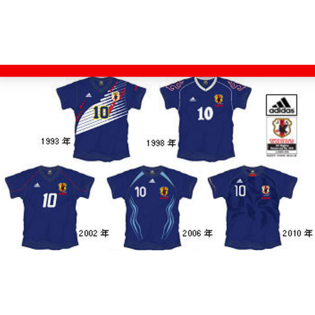 adidas - サッカー 日本代表 歴代ユニT5枚セットの通販 by ひろ's