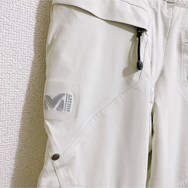 MILLET - MILLET ミレー ハードシェルパンツ 白 GORE-TEX 雪山登山