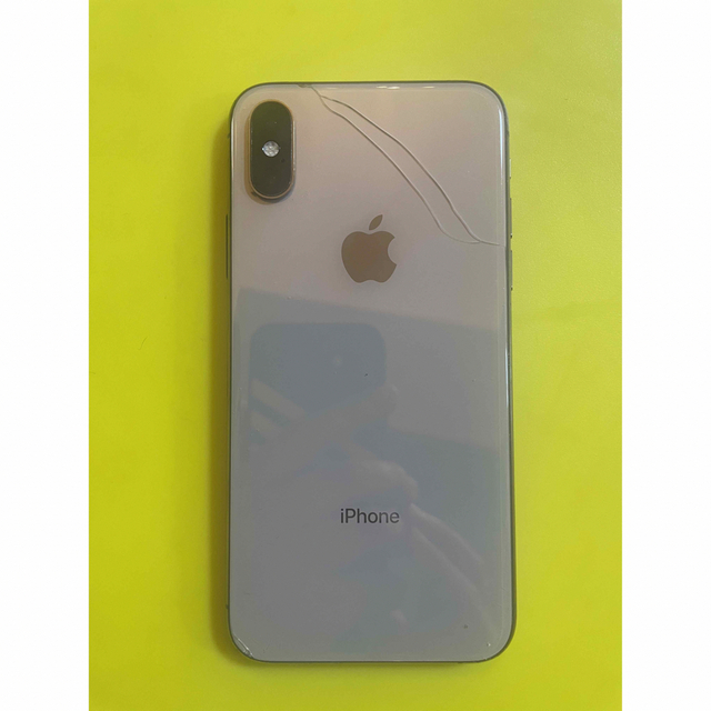 iPhone - iPhone xs 64G ゴールド背面割れの通販 by 河豚田鱈雄's shop