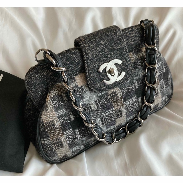 CHANEL - 専用♡シャネル CHANEL ツイード チェーン ショルダーバッグ