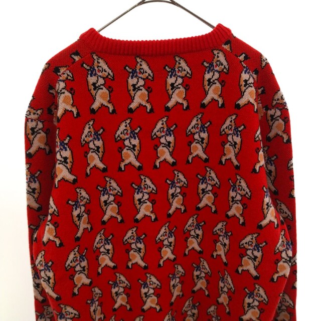 GUCCI - GUCCI グッチ Wool Pig V-Neck Sweater 545735-XKAD 子豚総柄
