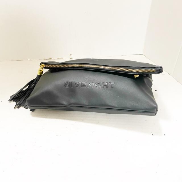 GIVENCHY - ジバンシー クラッチバッグ - 黒 レザーの通販 by ブラン