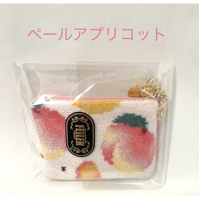 FEILER - ペールアプリコット ピーチドット キー＆カードポーチ