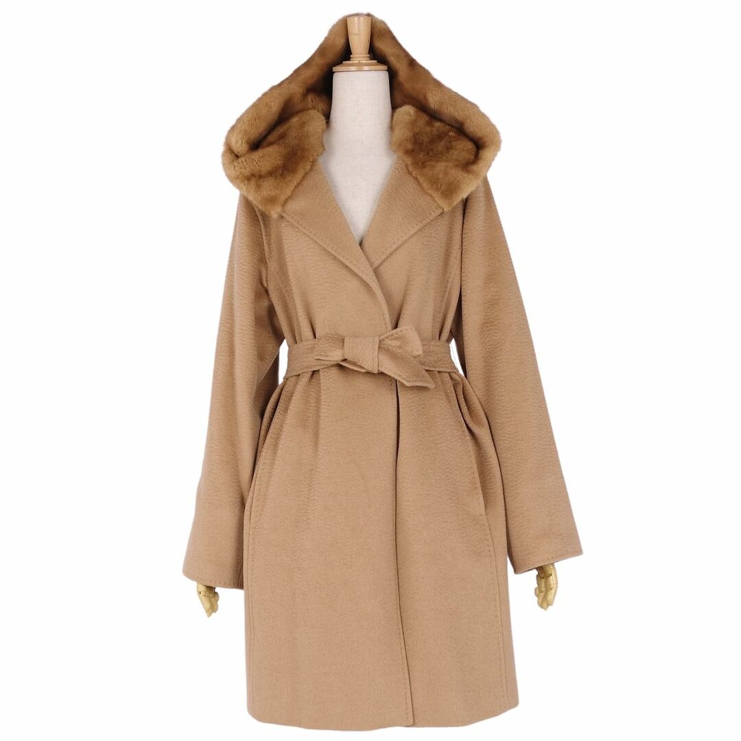 Max Mara - 極美品 マックスマーラ Max Mara コート 白タグ キャメル