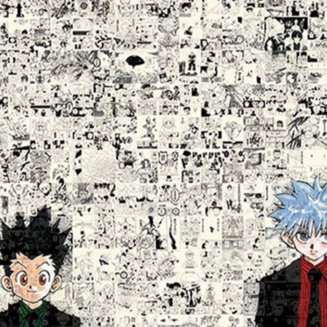 おまけ付！来場記念証 HUNTER×HUNTERモザイクアートパズル 冨樫義博展
