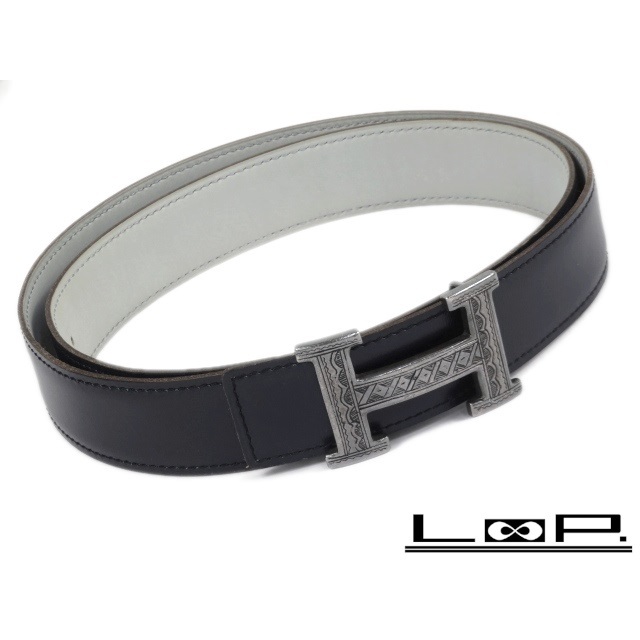 HERMES - □中古□ エルメス コンスタンス トゥアレグ ベルト SV □E刻