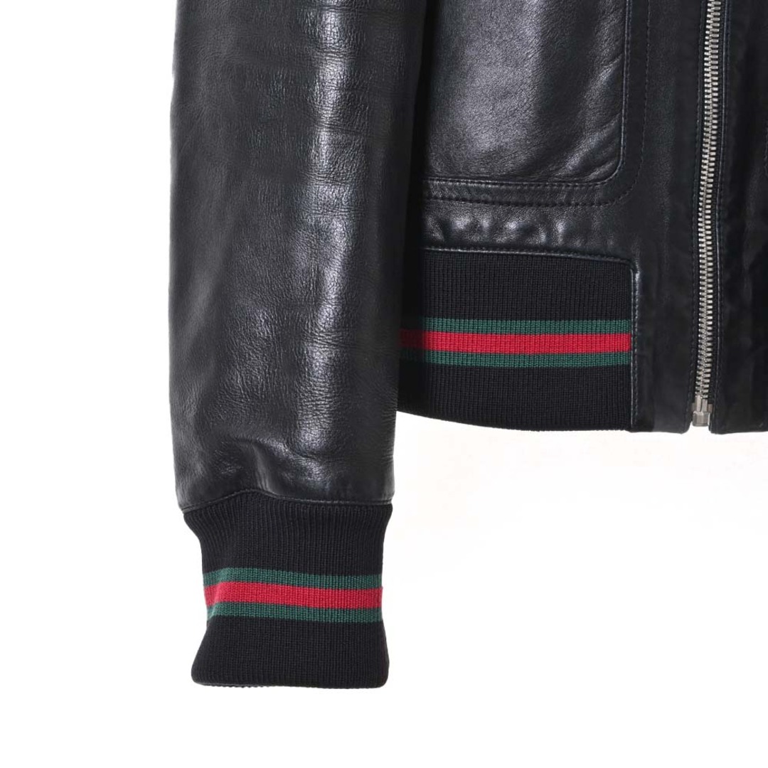 GUCCI - GUCCI ジップアップ レザー ジャケットの通販 by CYCLE HEARTS