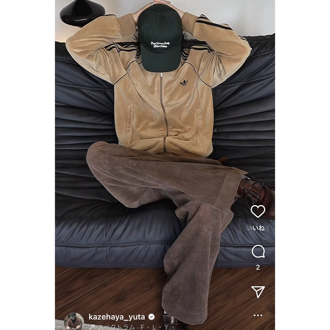 adidas Originals - 新品XL⭐️adidas アディカラー ブラウンベロア