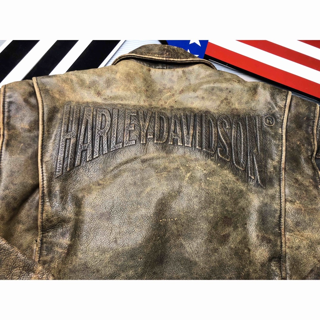 Harley Davidson - 【レアモデル！背ロゴエンボス】ハーレー