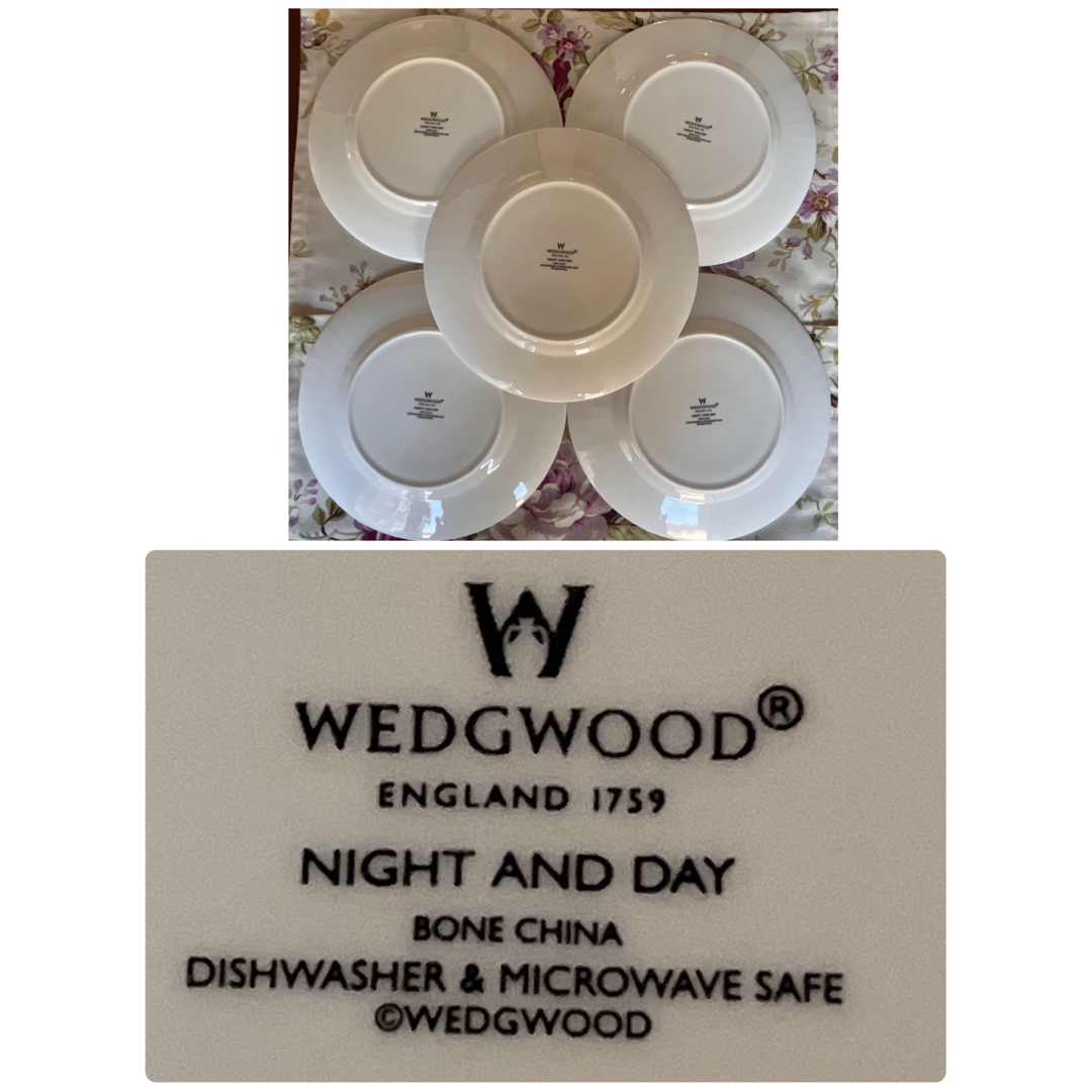WEDGWOOD - 【美品】ウェッジウッド☆ナイト＆デイ☆プレート 5枚の