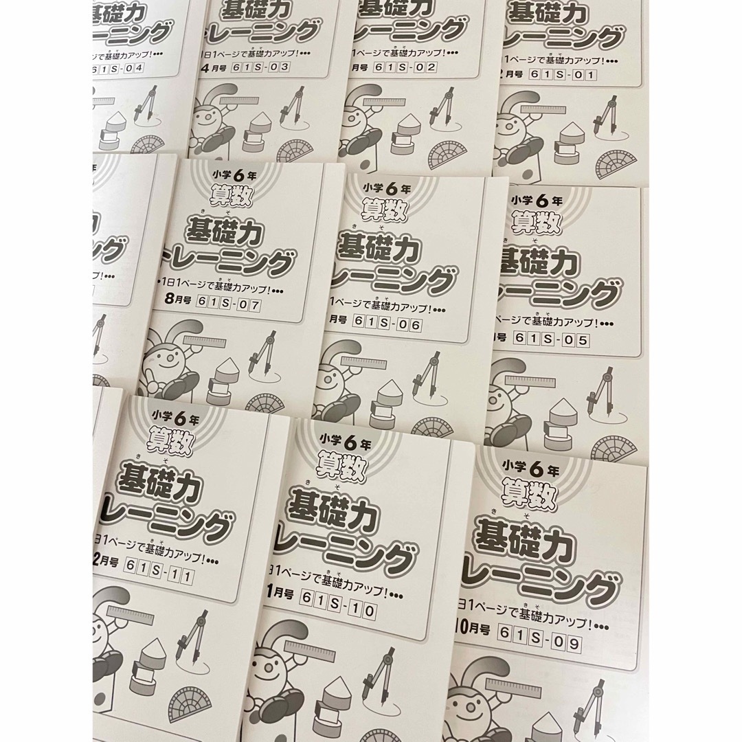 算数基礎力トレーニング 6年生 1年分12冊 サピックス 6年 基礎トレ