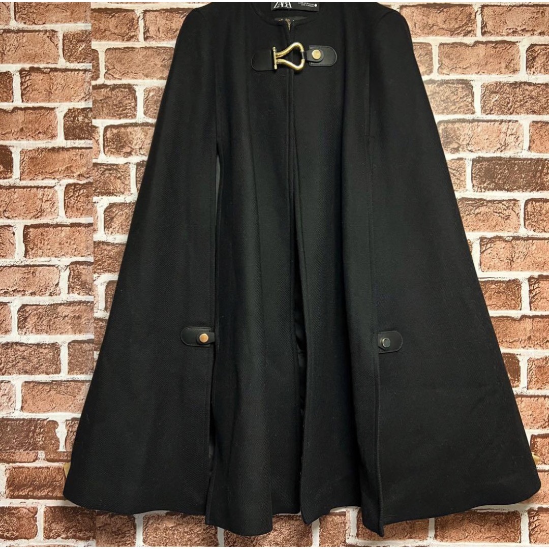 ZARA - ZARA ケープポンチョ MANTECO XSの通販 by jen's shop｜ザラ
