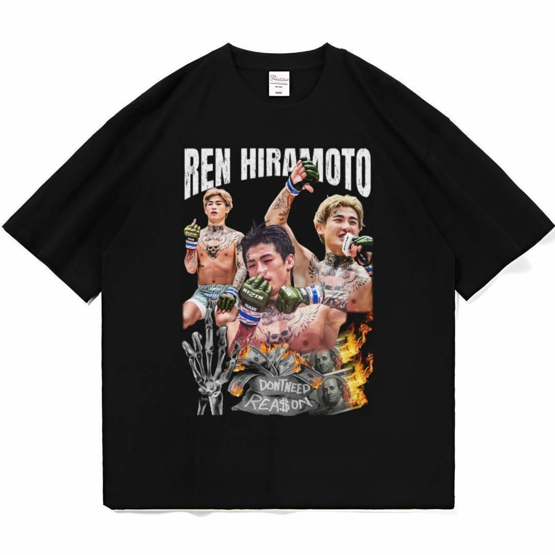 平本蓮 Tシャツ RISIN ラップT ブラック vintageの通販 by yutete ｜ラクマ