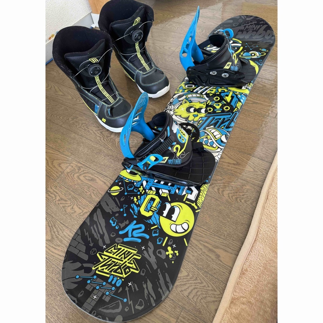 K2 MINI Turbo 120cmボード ブーツ23cm バインディング K2 ケーツー