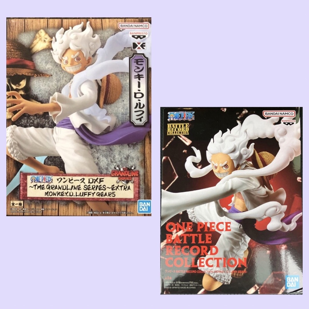 ONE PIECE - ワンピース ルフィ ニカ フィギュア 2点セットの通販 by