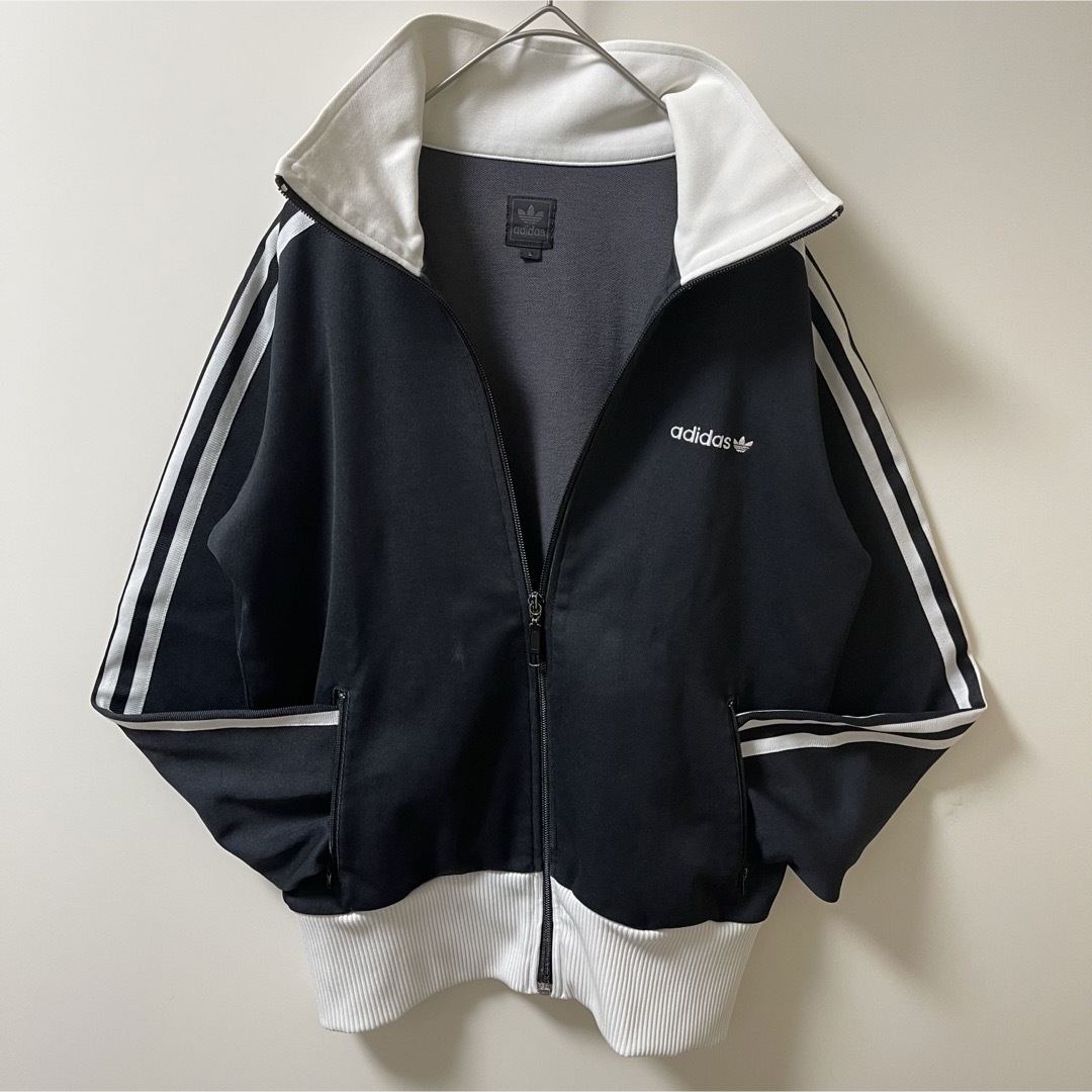 adidas - 80s】adidasトラックジャケット刺繍ビンテージジャージ古着