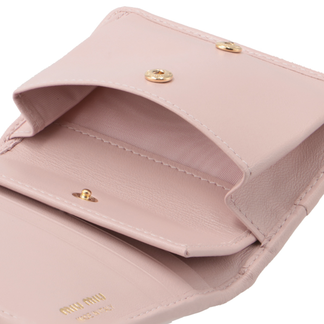 MIU MIU - ミュウミュウ MIU MIU 財布 二つ折り マテラッセ ミニ財布