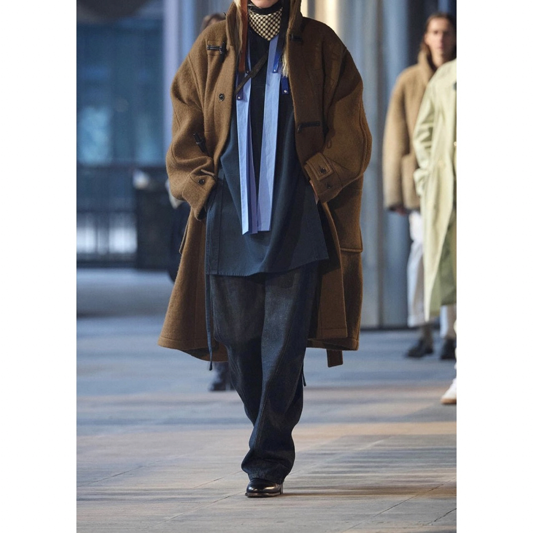 LEMAIRE - 48 LEMAIRE ルメール ダッフルコート MAXI DUFFLE COATの