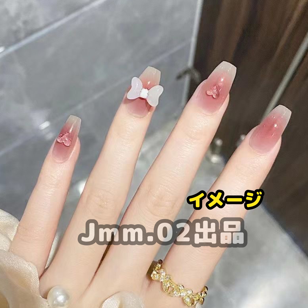 お急ぎ便A♥ ネイルチップ 量産型 オーダー 韓国 ワンホン 現品 ちゅる