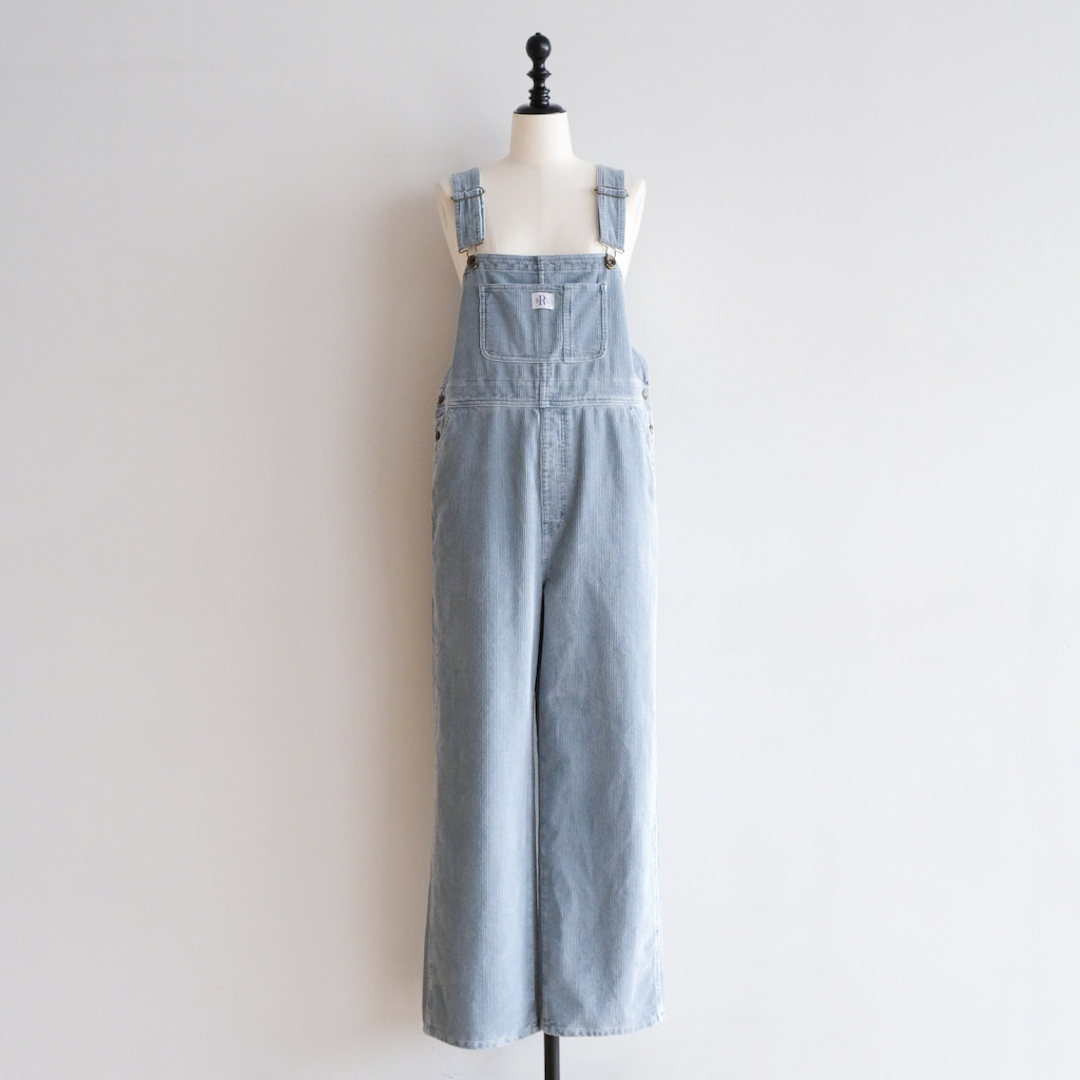 searoomlynn color washコーデュロイルーズサロペット