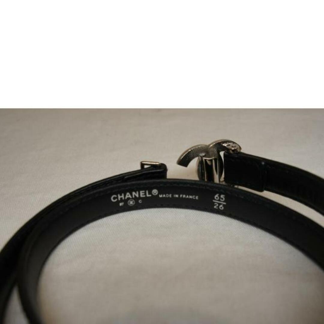 CHANEL シャネル/レザーベルトココマーク/ブランドアクセサリー/AB