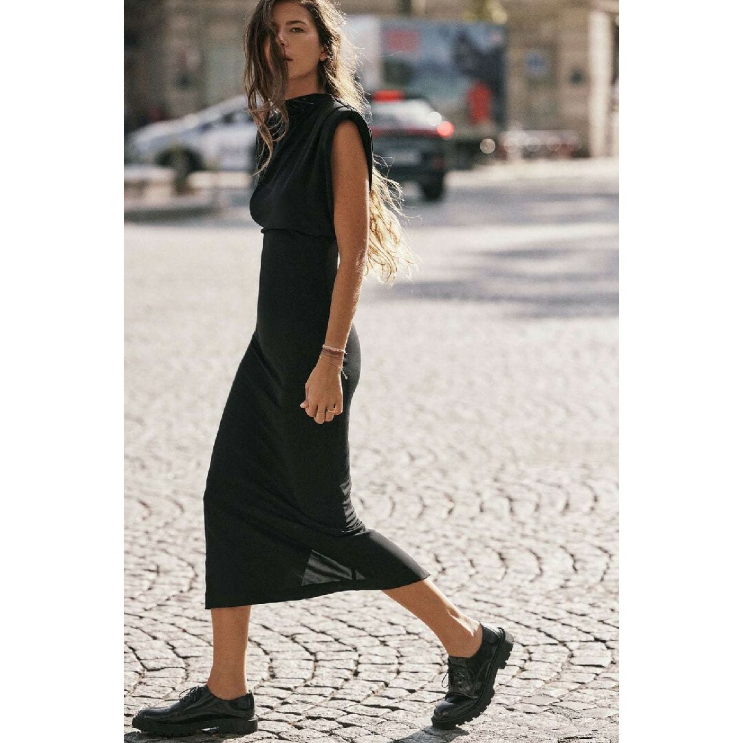 ZARA - ZARA ZW COLLECTION ショルダーパッド ニットワンピースの通販