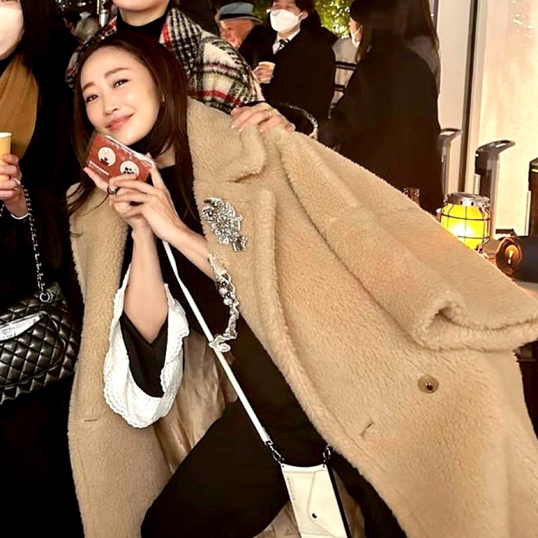 Max Mara - Max Mara マックスマーラ テディ テディベア コート PRIMO