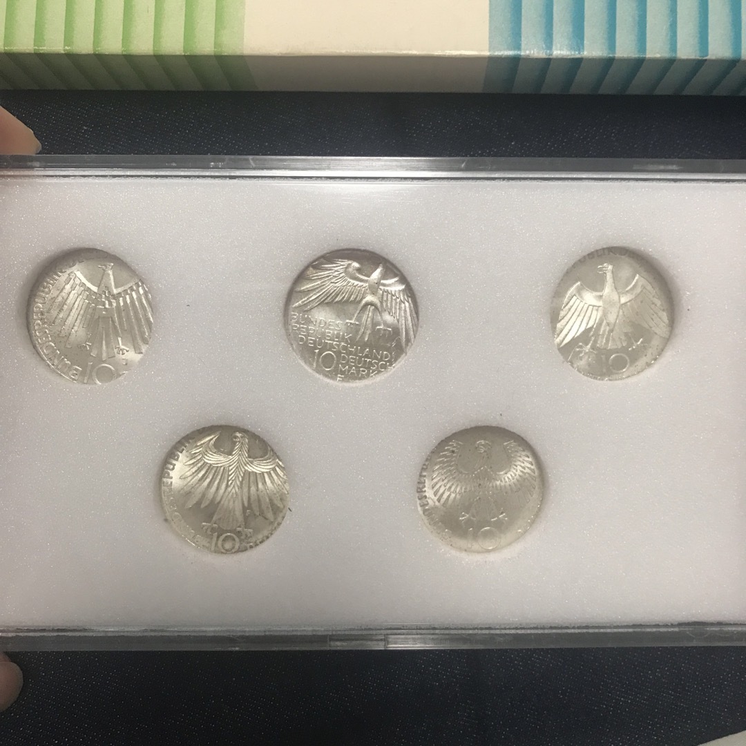 ミュンヘンオリンピック記念銀貨 10マルク5点セットの通販 by Kバ's