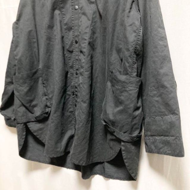 PORTER CLASSIC - Lサイズ！Porter Classic ノーカラーウェザーコート