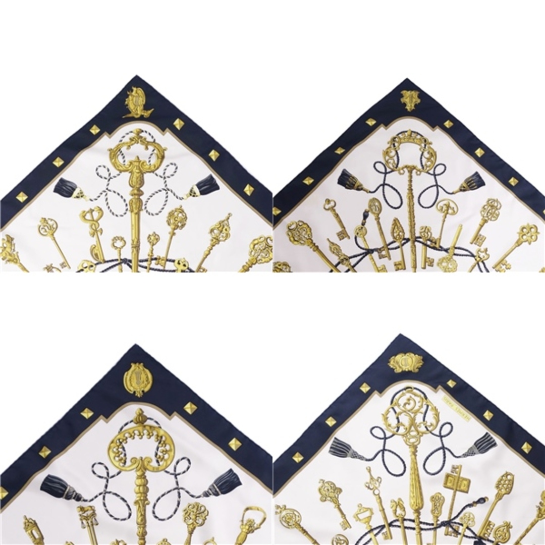 HERMES - エルメス HERMES スカーフ カレ90 LES CLES THE KEYS RARE 鍵
