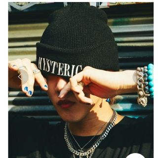 HYSTERIC GLAMOUR（ニット帽/ビーニー ・ ブラック/黒色系）のフリマ