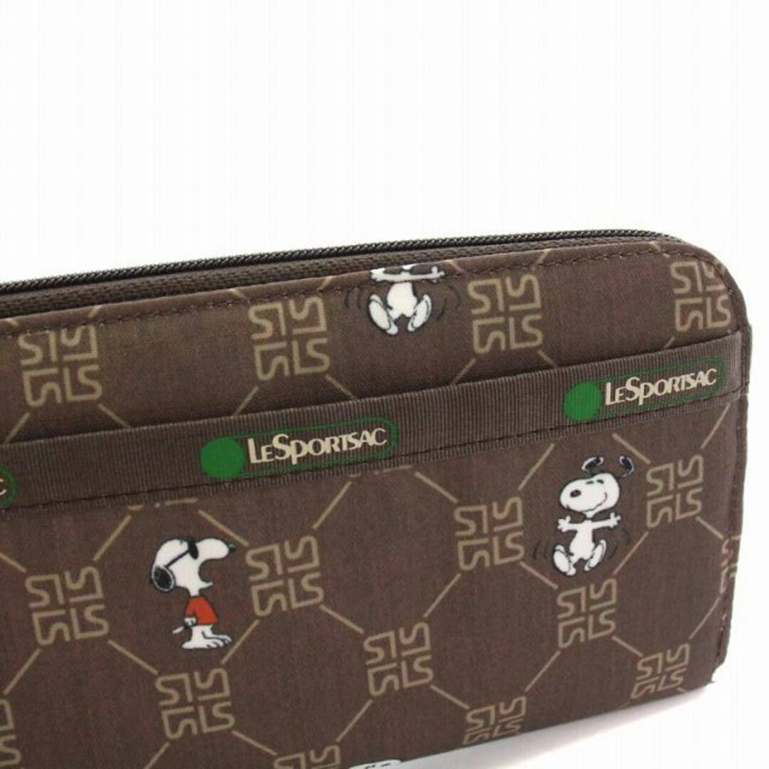 レスポートサック スヌーピーレモノグラム柄長財布 新品】LeSportsac