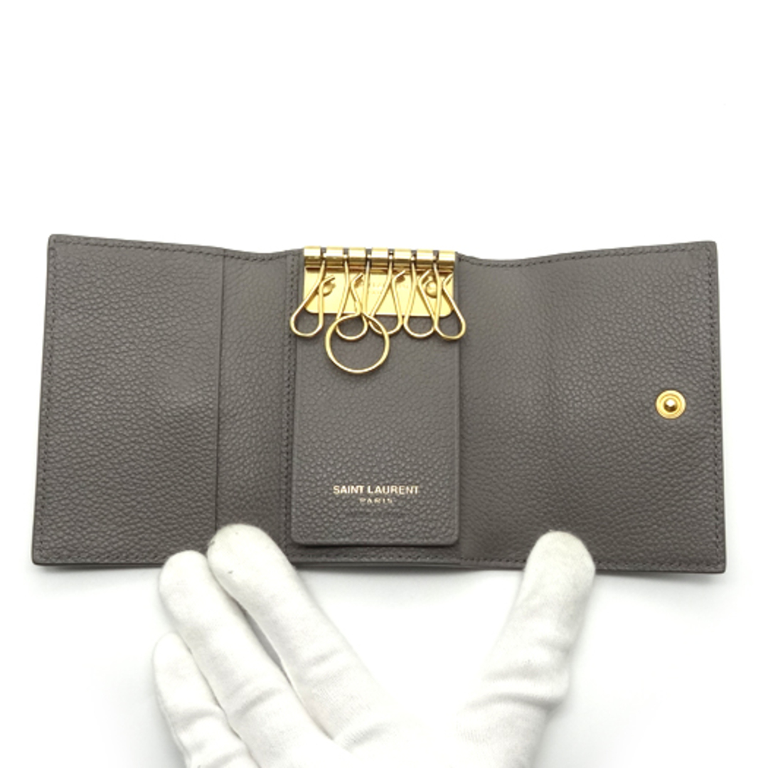 SAINT LAURENT - サンローラン パリ YSLロゴキーケース 6連キーケース