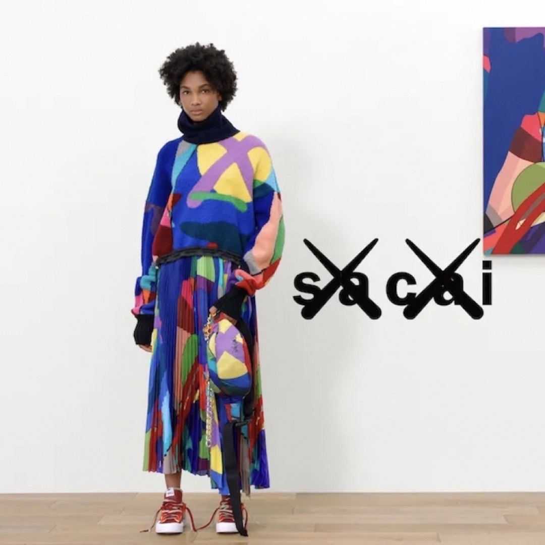 sacai - 【新品タグ付き】サカイ カウズ コラボ ニット sacai × Kawsの