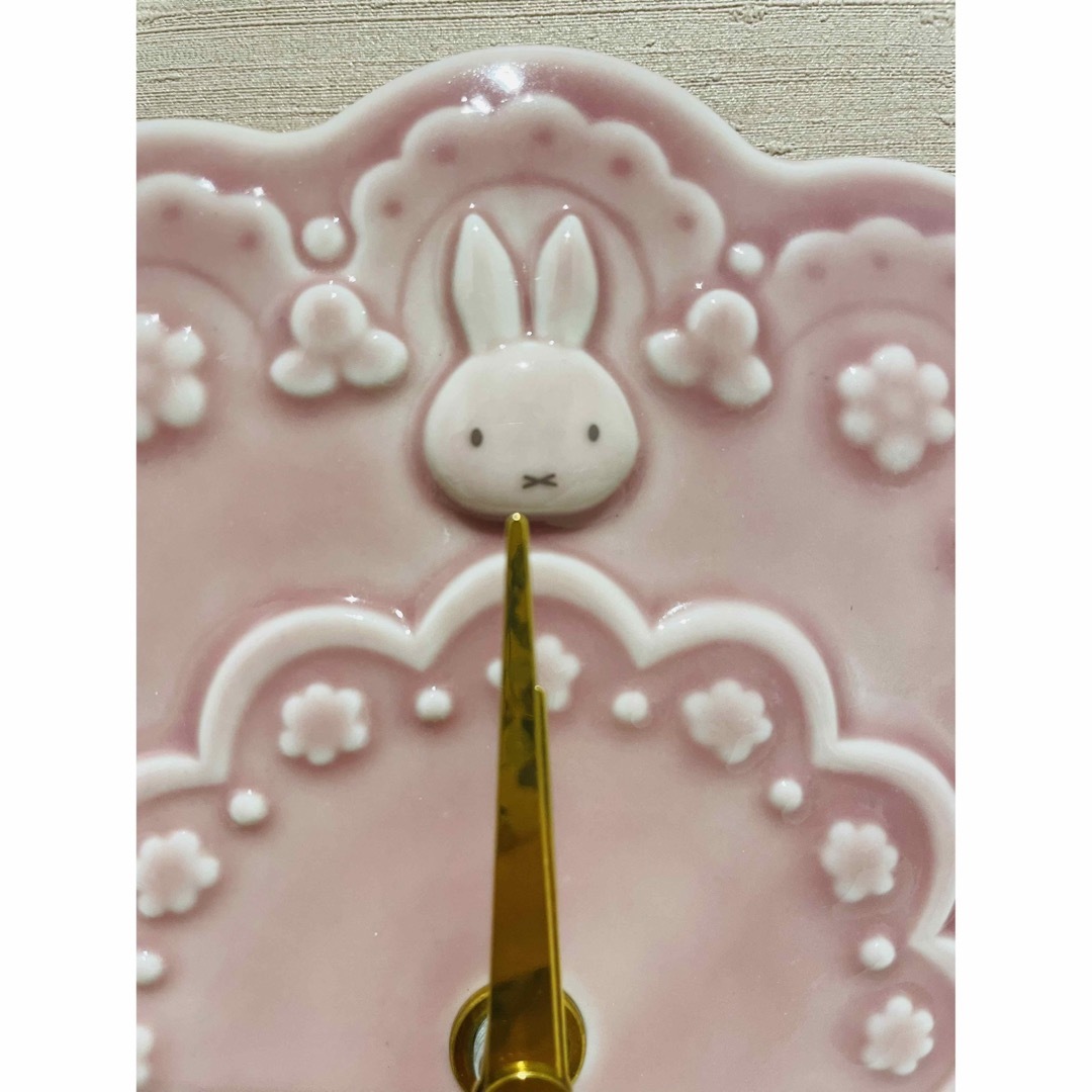 フラワーミッフィー お花の壁掛け時計 ピンクの通販 by nonko's shop