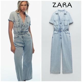 ZARA（オールインワン ・ ブルー・ネイビー/青色系）のフリマアイテム一覧