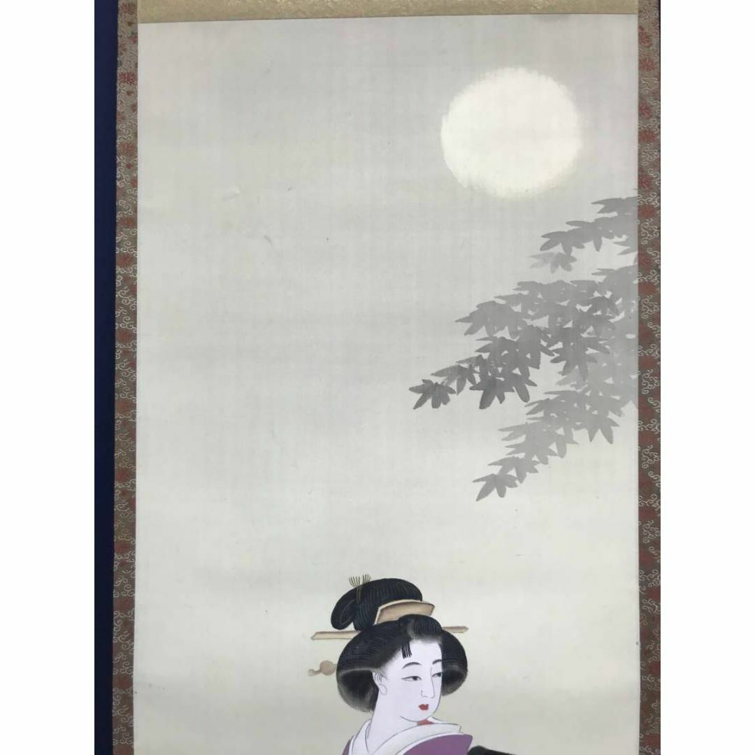 横尾芳月「ぼたん」絹本 掛軸 【公式通販】