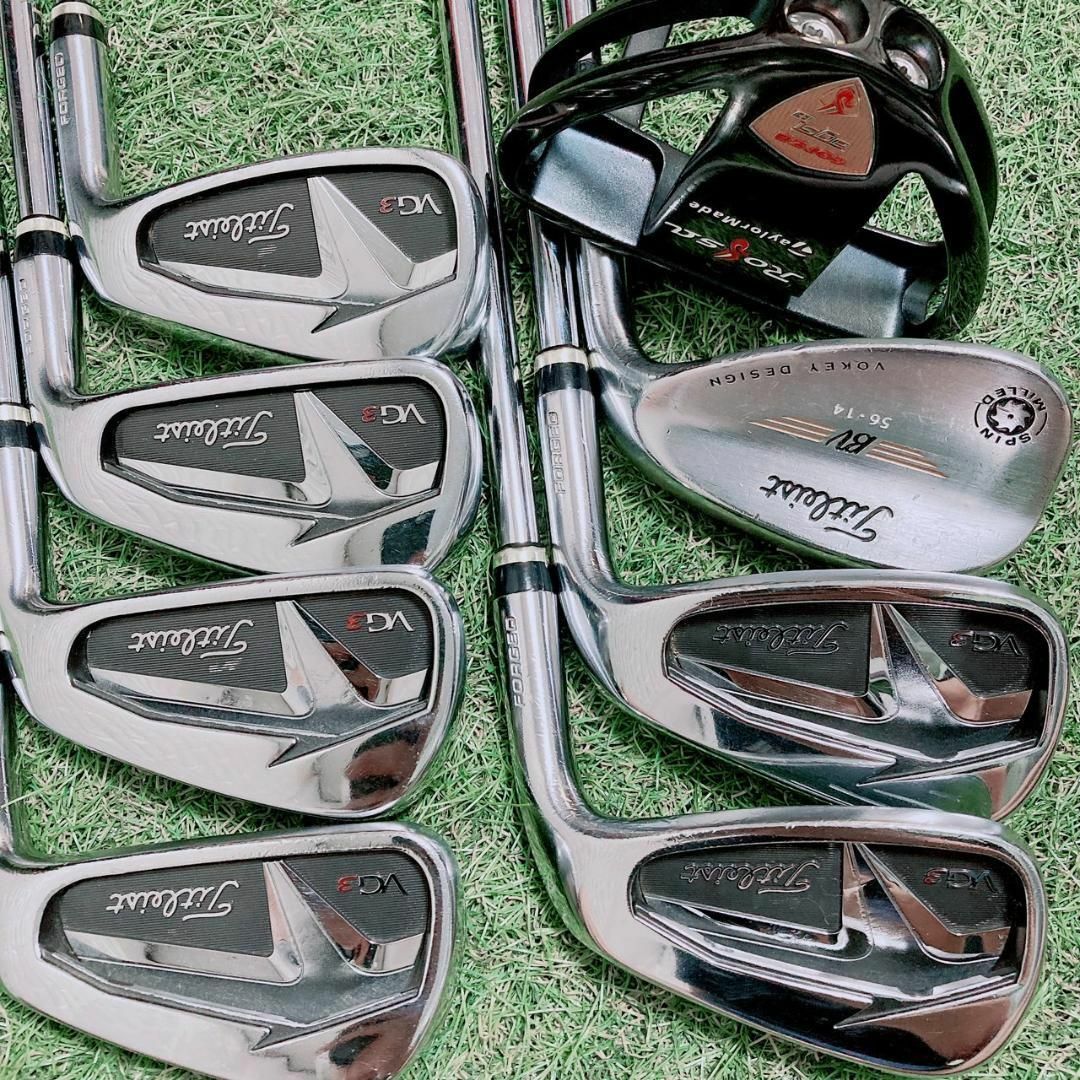 メンズ タイトリスト VG3 ゴルフクラブセット 右打ち 11本 初心者 入門