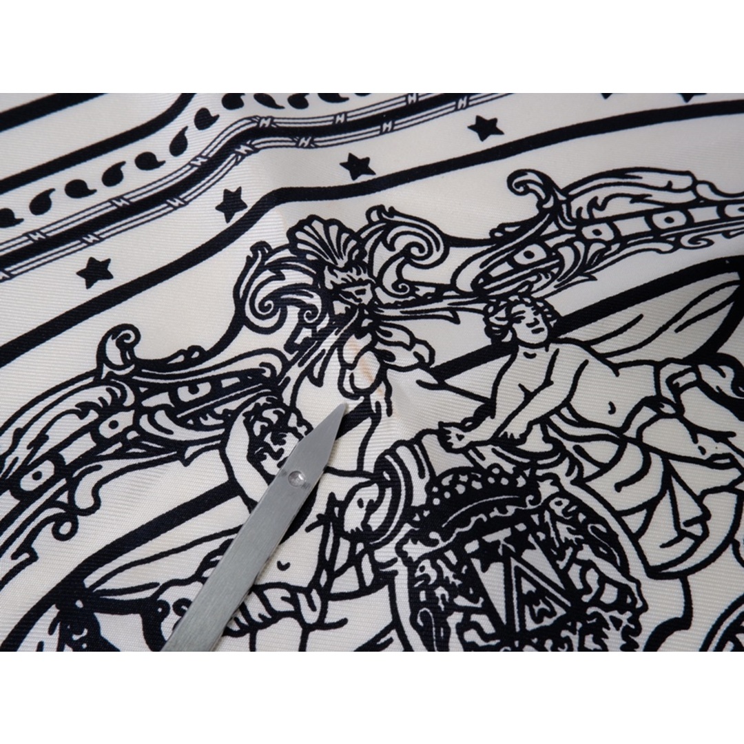 エルメスHERMES シルクスカーフ カレ55 Grand Carrosse povr vn