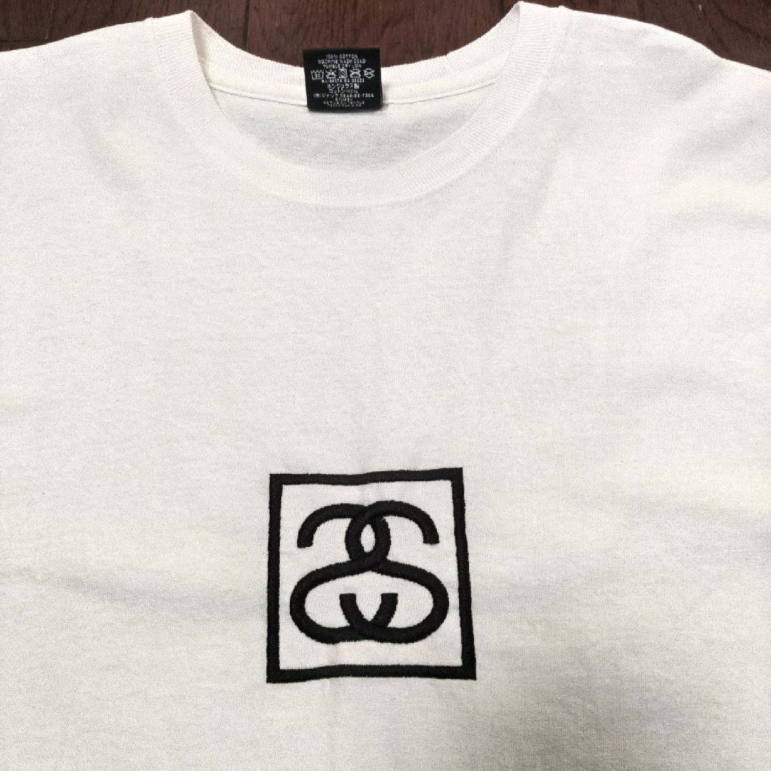 STUSSY - STUSSY SSリンク シャネルロゴ Tシャツ XL 白 刺繍の通販 by