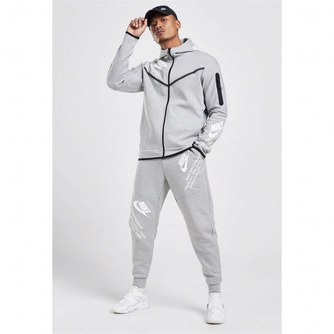 NIKE - ナイキ Sサイズ メンズ テックフリース セットアップ グレーの